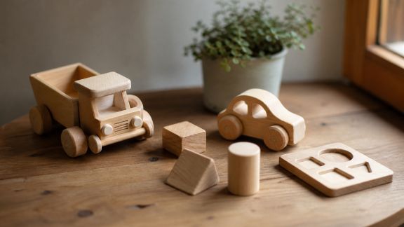 Fabriquer des sets de jeux en bois personnalisés pour un coin animation déco