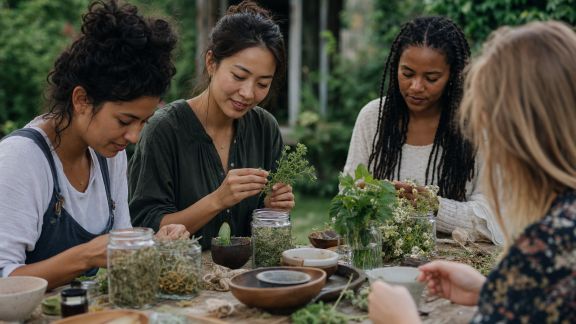 Découverte nature : atelier d’herboristerie entre amies