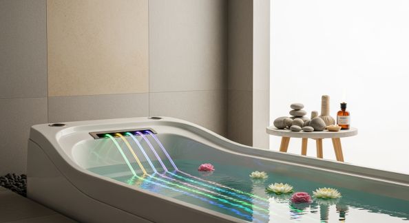 Utiliser la chromothérapie pour renforcer les effets relaxants du spa