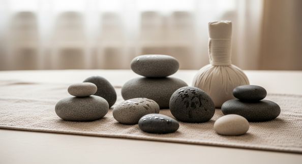Le pouvoir des pierres chaudes pour relaxer corps et esprit